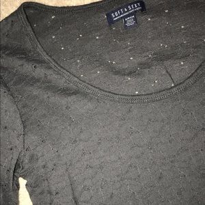 American Eagle cropped long sleeve